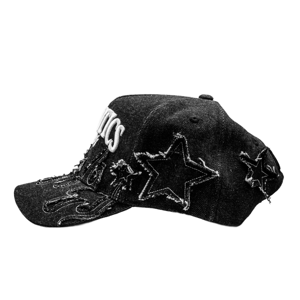 DISTRESSED BLACK STARS
