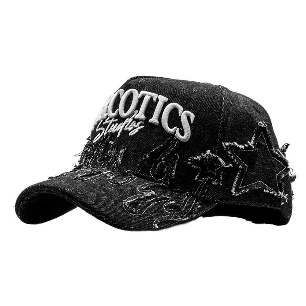 DISTRESSED BLACK STARS